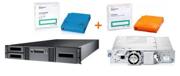 HPE StoreEver 2024 LTO-9 по спец.цене + чистящие картриджи в подарок!