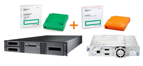 HPE StoreEver 2024 LTO-8 по спец.цене + чистящие картриджи в подарок!