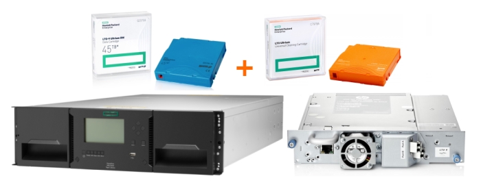 Ленточная библиотека HPE StoreEver 3040 LTO-9 по выгодной цене!