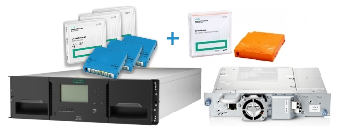 Готовые решения для резервного копирования HPE StoreEver LTO-9 по спец. цене